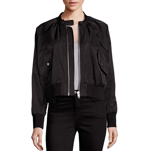 Free People Jackets & Blazers - Free People Midnight Bomber Jacket In Black